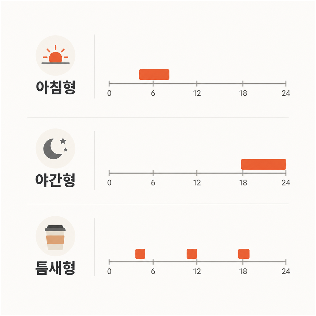 아침형 야간형 틈새형 작가의 하루 집필 시간표